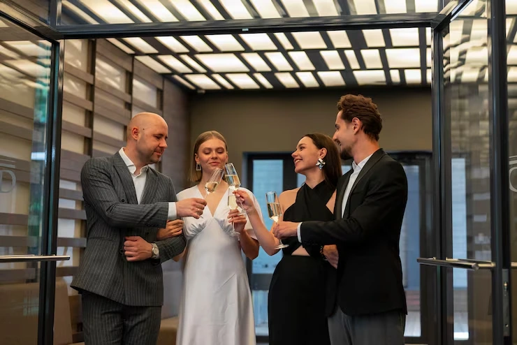 Guests experiencing a Pearl Lemon Events production