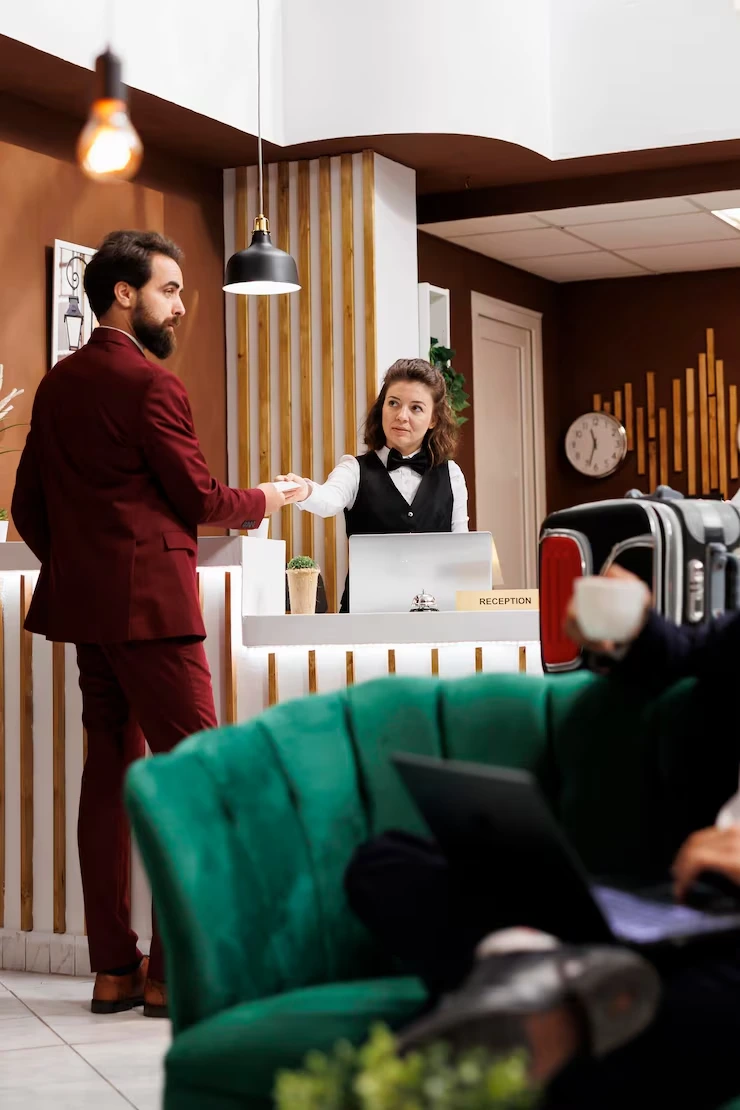 Guests enjoying a calm, well-run corporate event