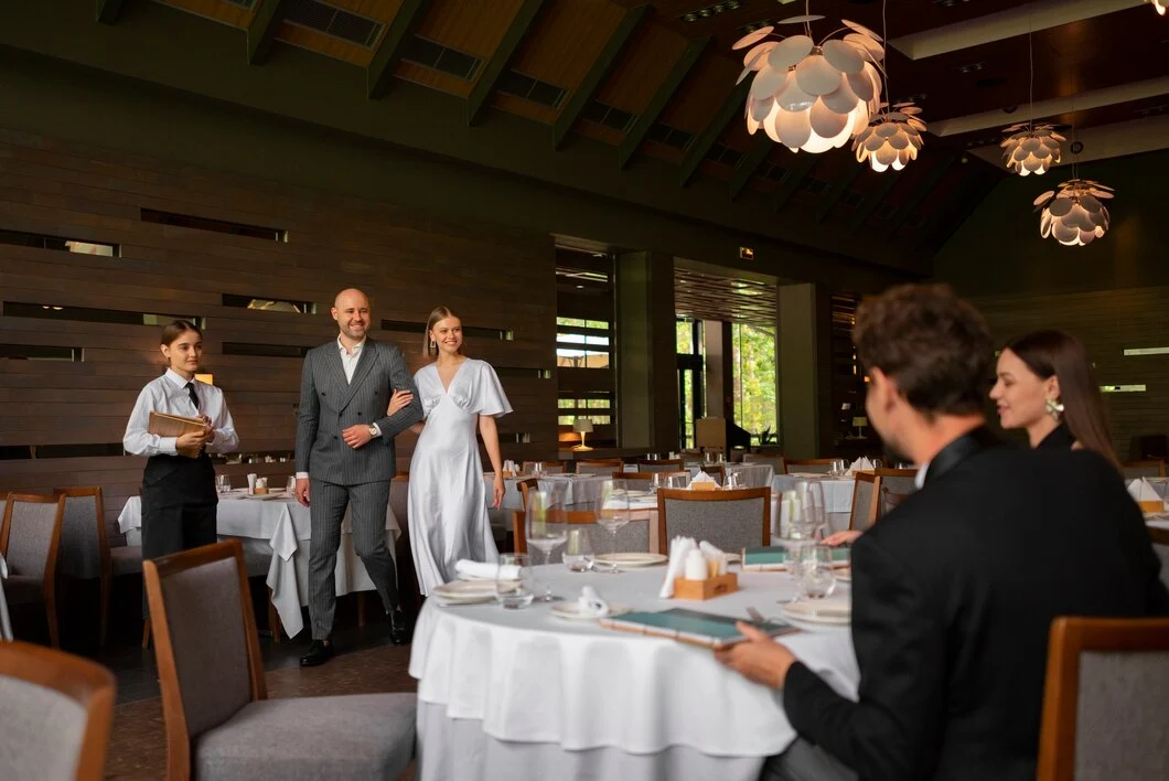 Event team coordinating corporate conferences with planning, setup, and on-site management